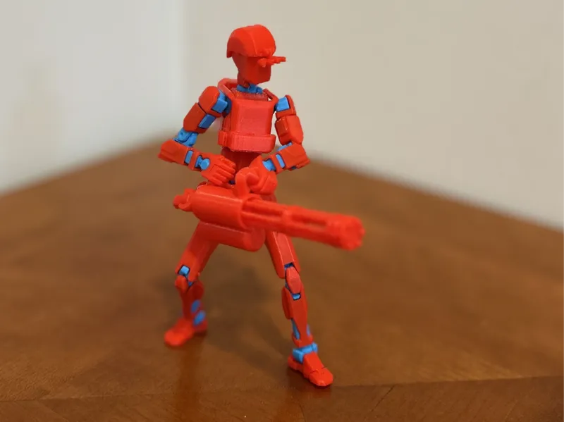 Minigun With Ammo Backpack for Dummy 13