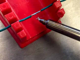 Wire welding tool