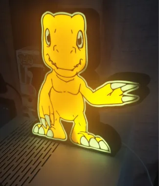 Agumon Light box