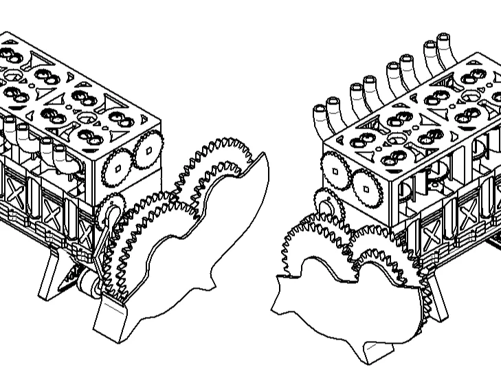 直立模擬作動模型​simulated operating upright model+gearbox