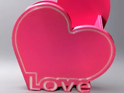 Valentine's Day box, flowerpot