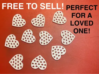 Cute mini hearts