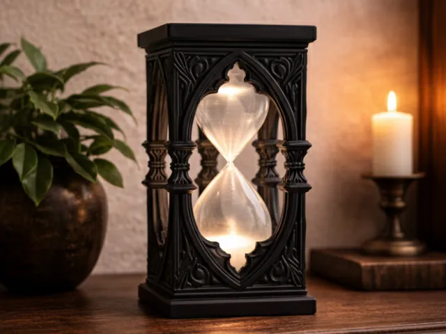 Gothic Arch Light: Luminous Hourglass (Lamp)