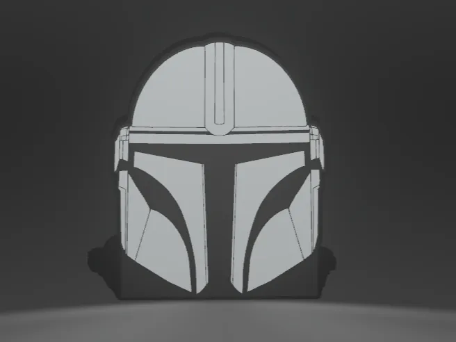 Mandalorian Gray Helmet