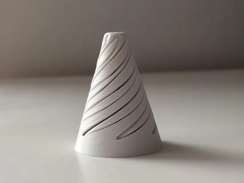 fidget toy cone print in place