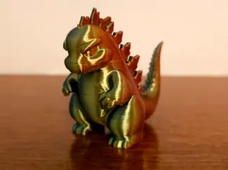 Tiny Angry Godzilla