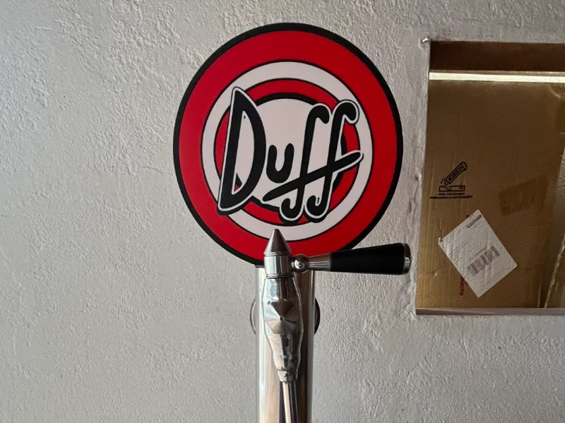Duff Logo Simpson Tirador de Cerveza // Beer Tap