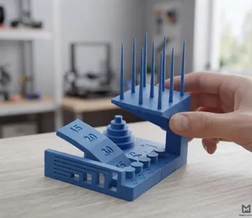 Accesorio para impresora 3D: All-in-One 3D Printer Calibration Test — vista de referencia 3