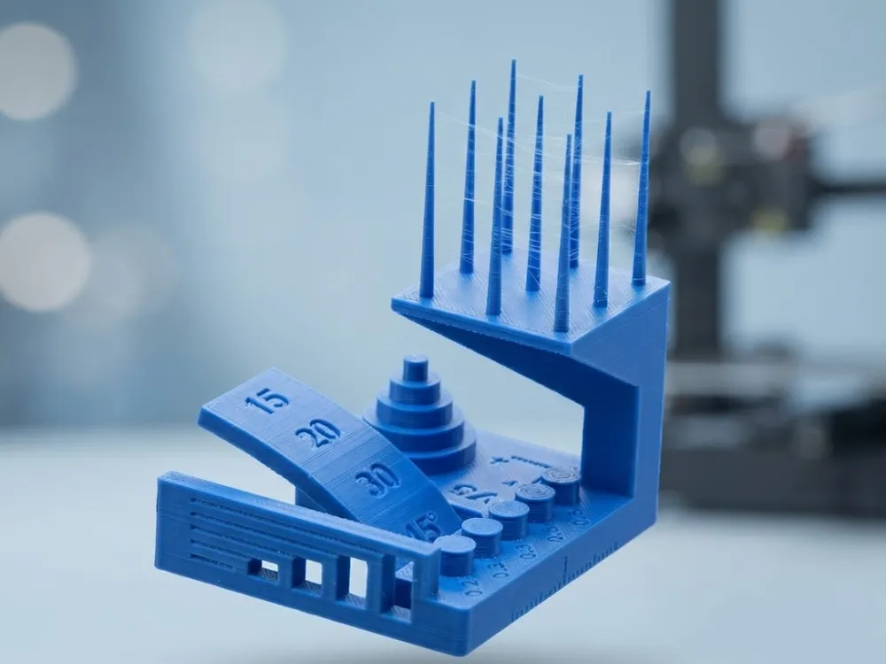 Accesorio para impresora 3D: All-in-One 3D Printer Calibration Test. Referencia del modelo original.