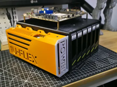 SEER-K2 6-Bay ITX + 1U Huawei V2 Hard Drive Cage
