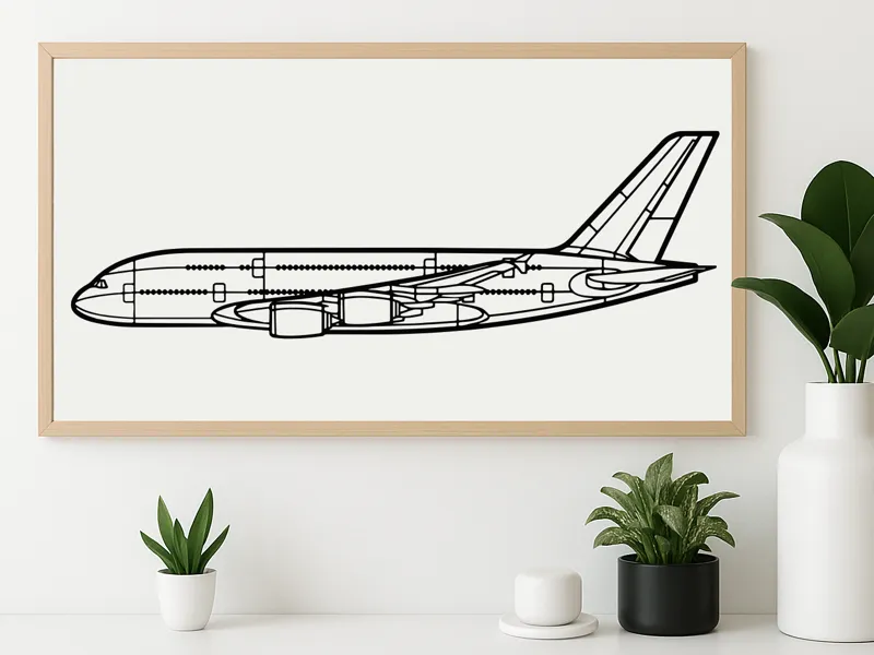 A380-800 (Silhouette)