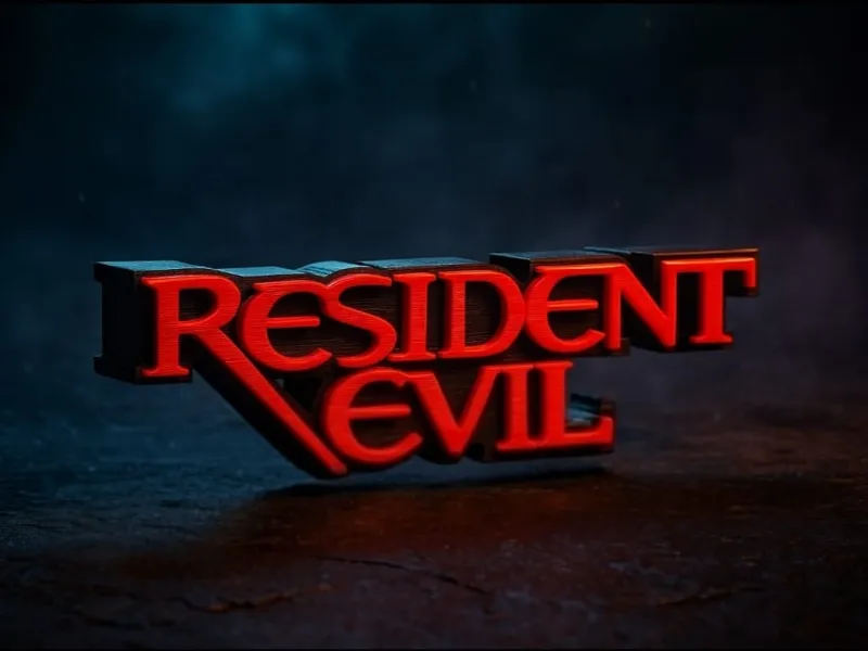 Schriftzug Resident Evil