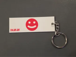 Dexter Blood Slide with Smiley Face