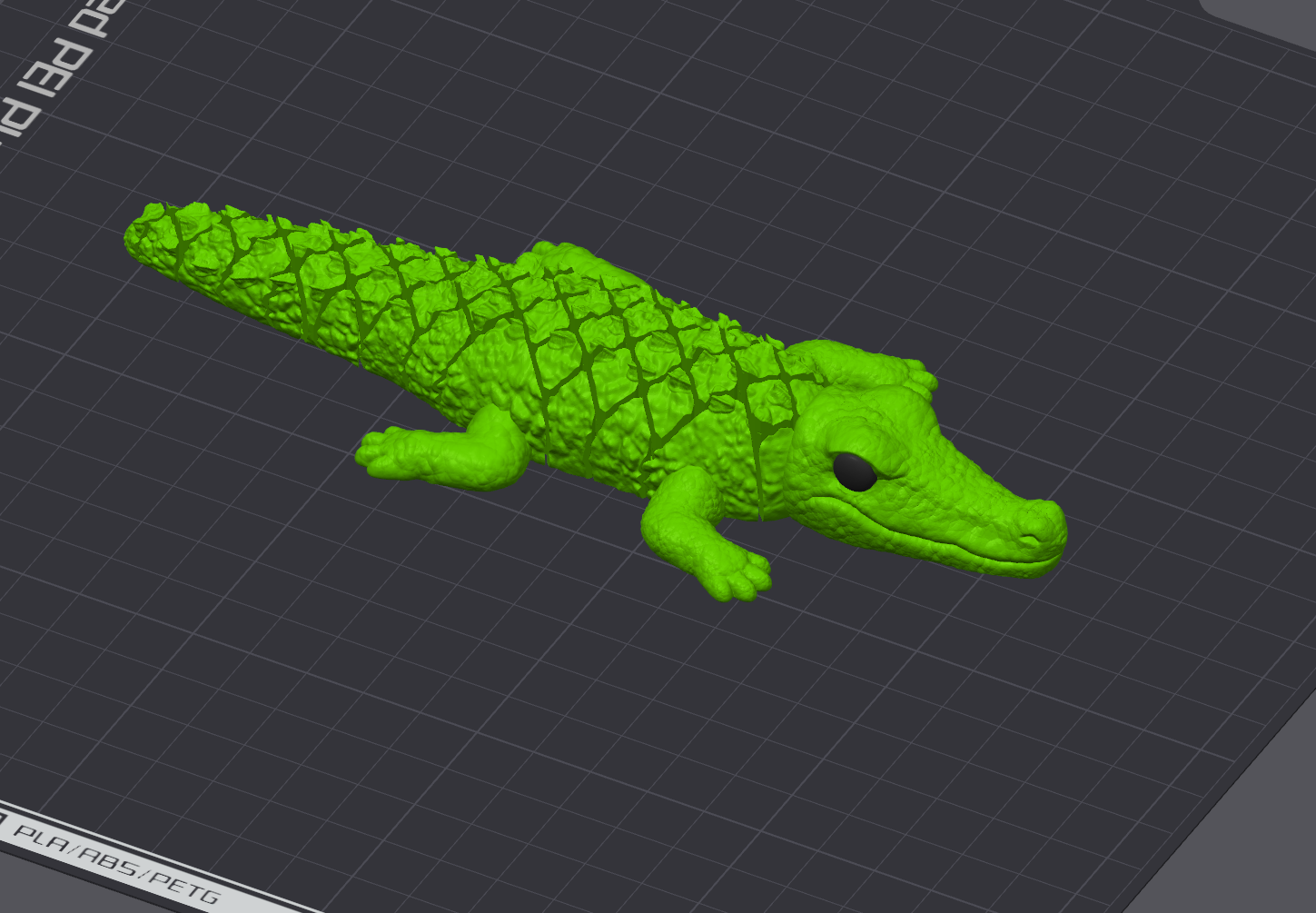 Miniatura 2 do modelo 3D Flexi Crocodile Fidget