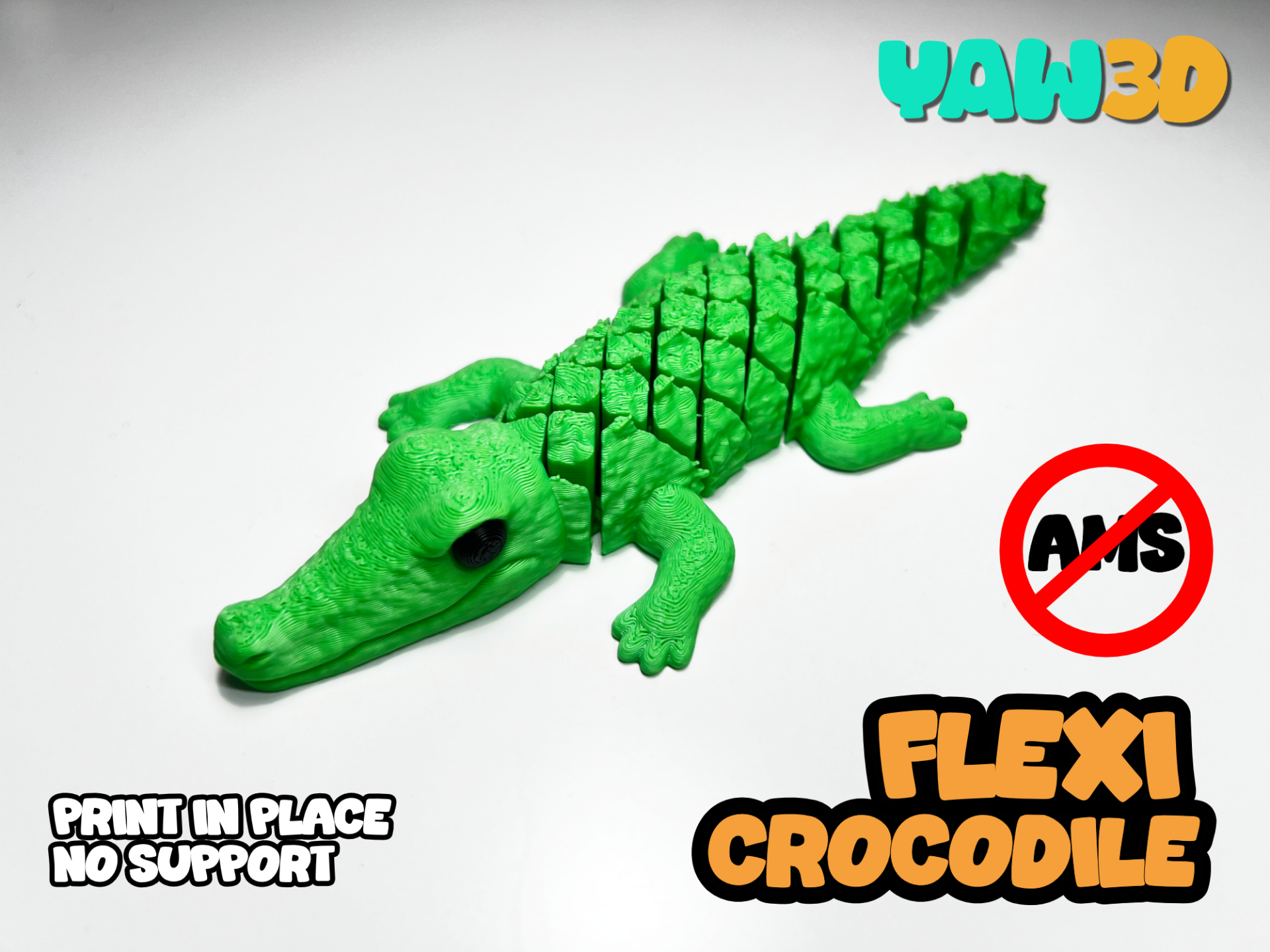Flexi Crocodile Fidget