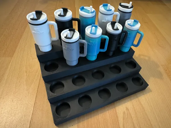 Présentoir pour porte-clés mini gobelets Stanley (20 places)