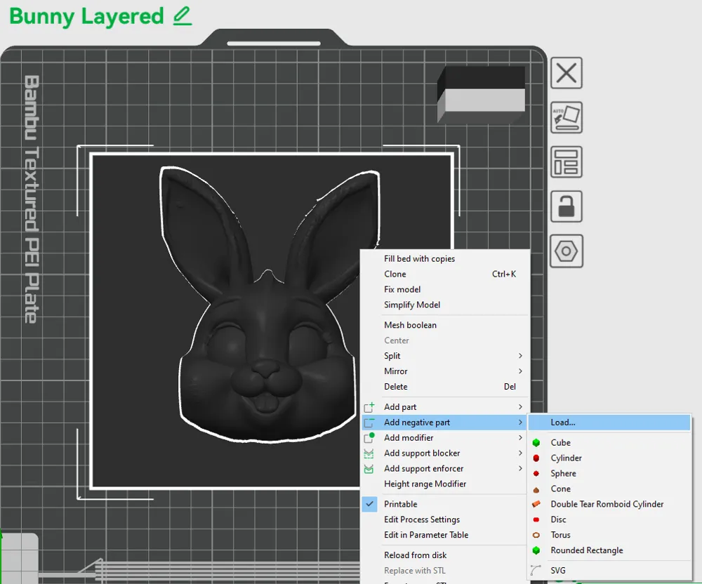Negative Part for Layered Sculpture - Free 3D Print Model - MakerWorld