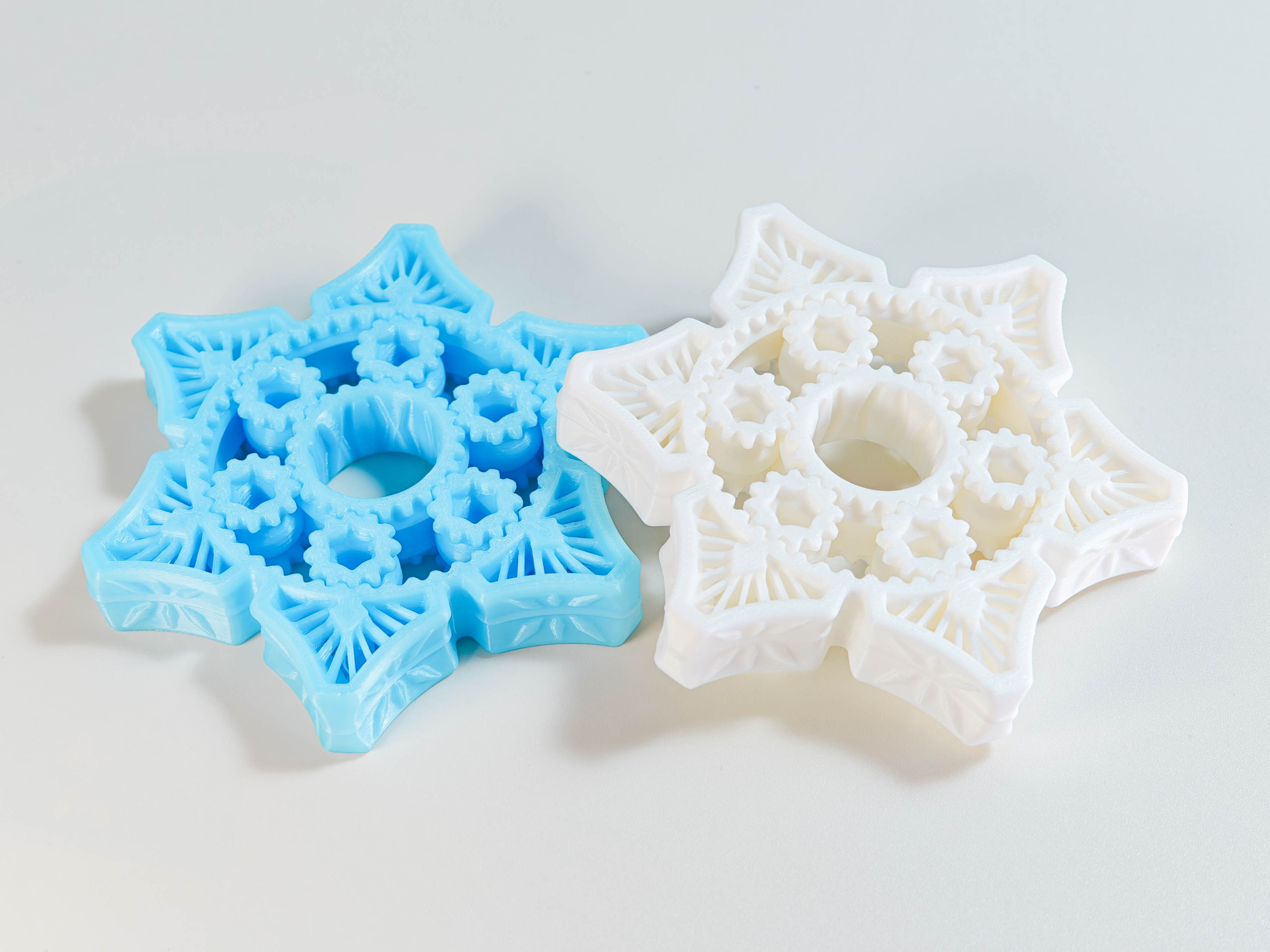 Miniatura 2 do modelo 3D 雪花-行星齿轮 指尖陀螺 解压玩具 TA4雪花