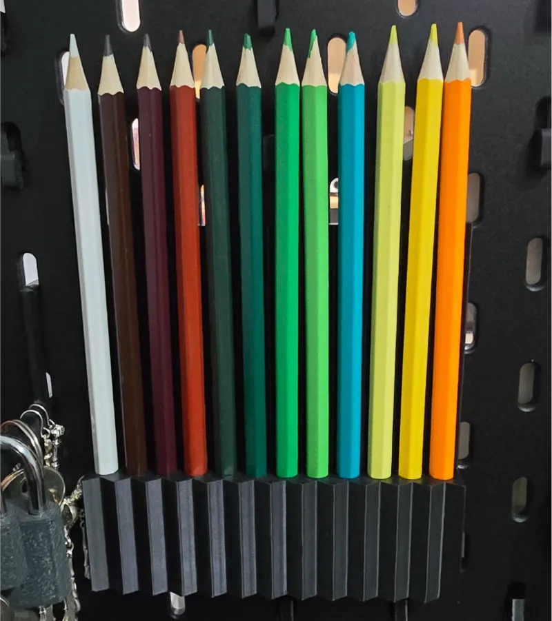 The prettiest Skadis pencil case / holder 2.0