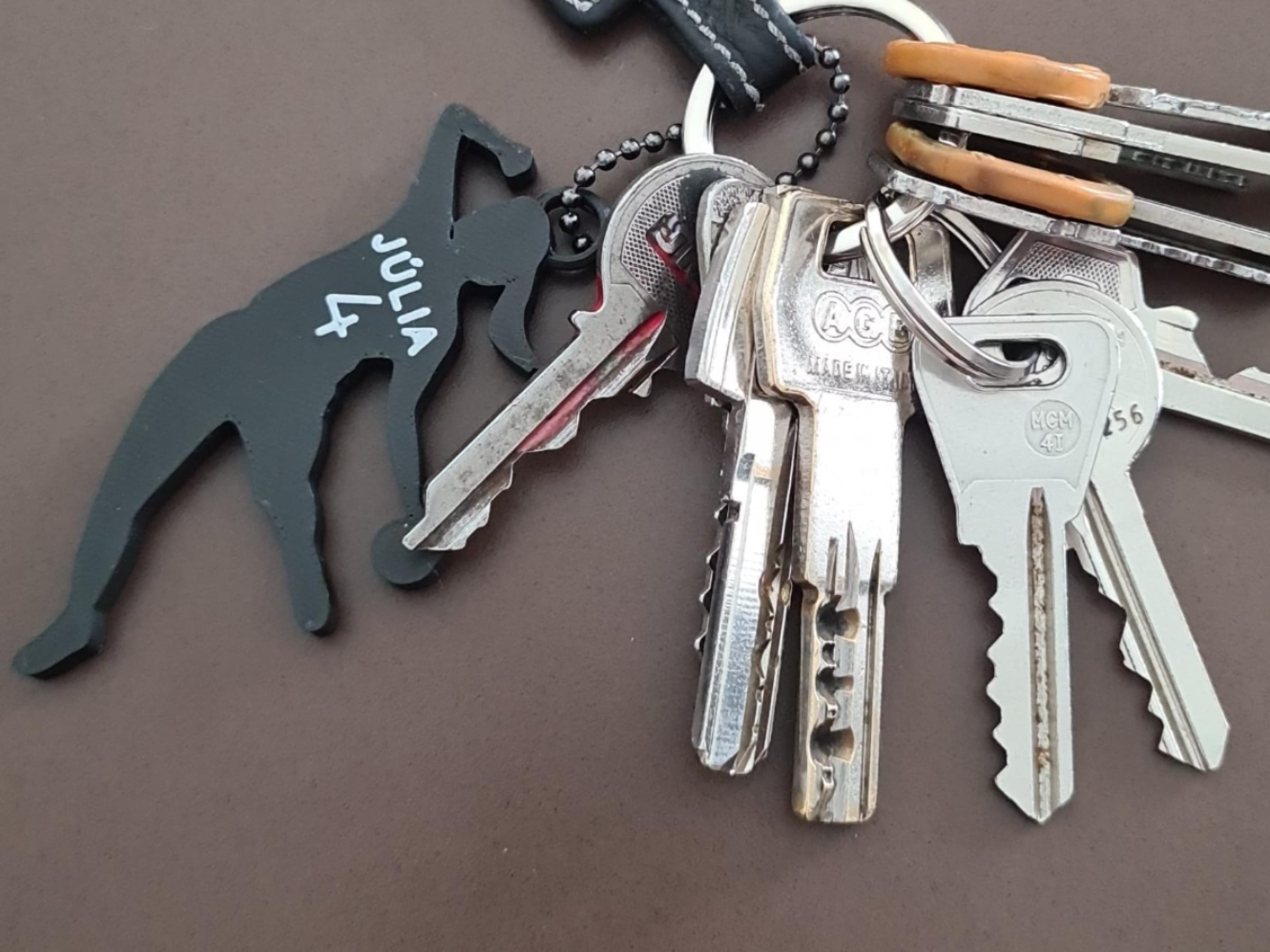 Customizable Handball Keychain (Name and number)