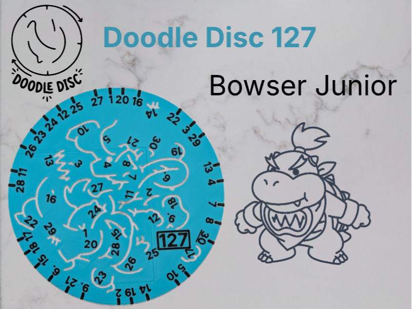 Doodle Disc 127 Bowser Jr