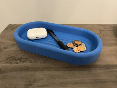 Ocean Waves Catch All Tray