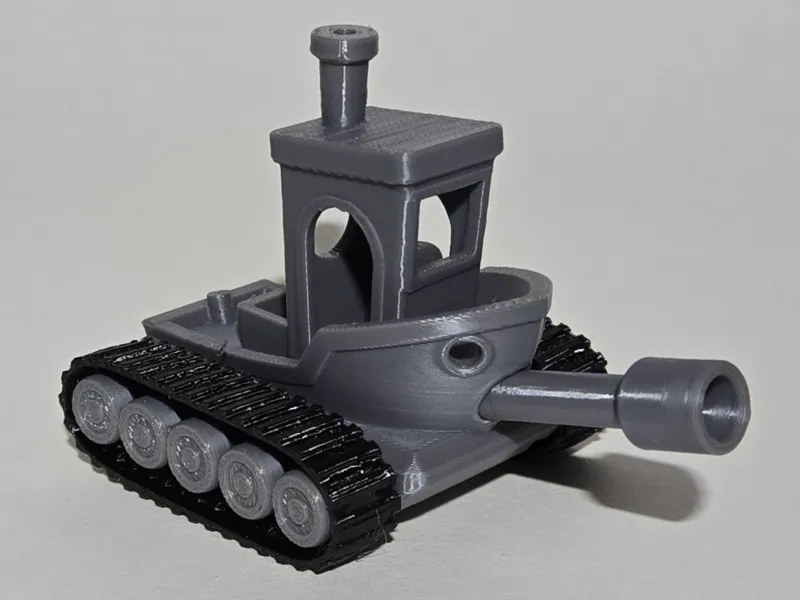 Functional TPU Tank Tread Benchy