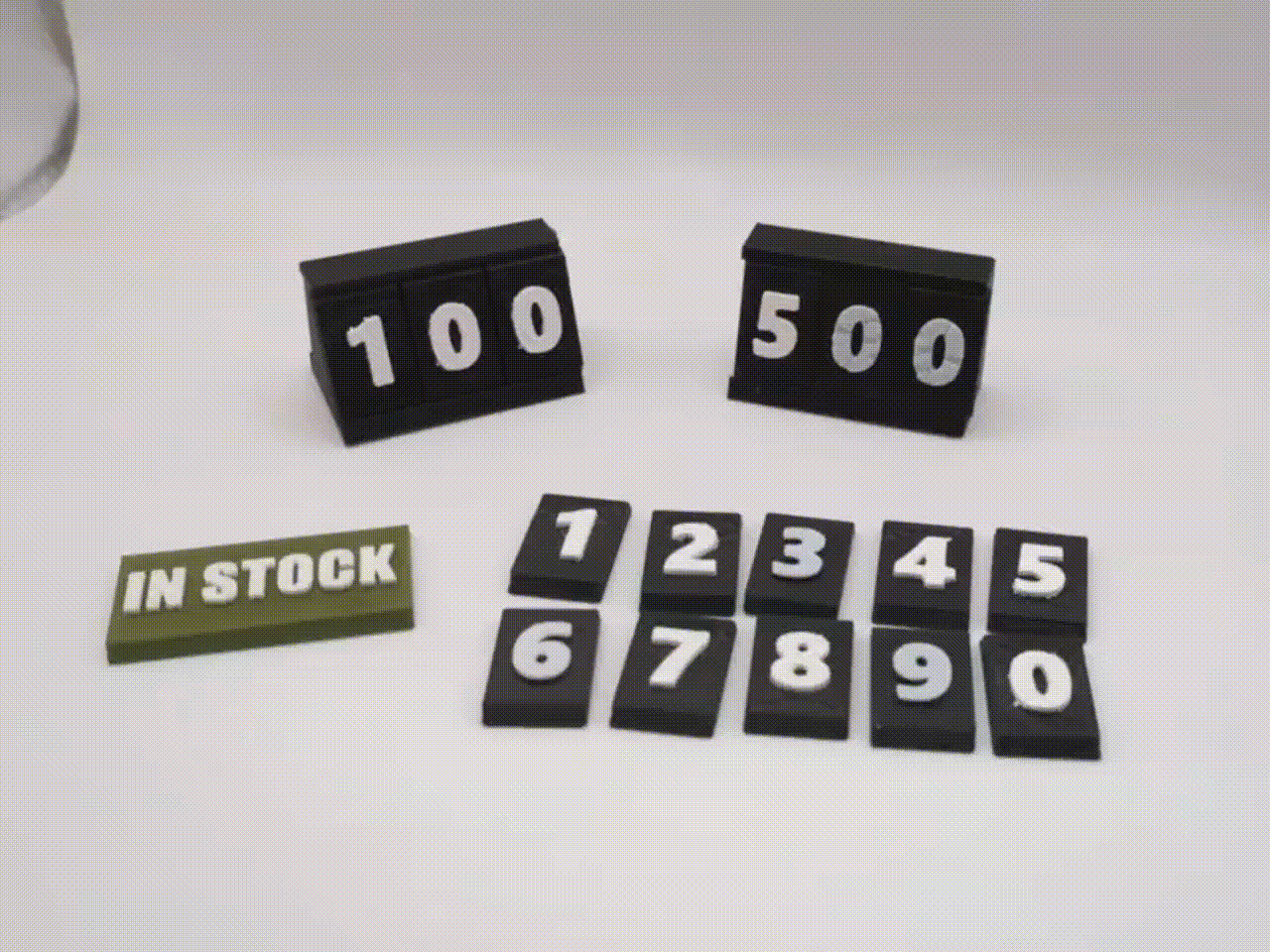 Double-sided Changeable Price Tag 
