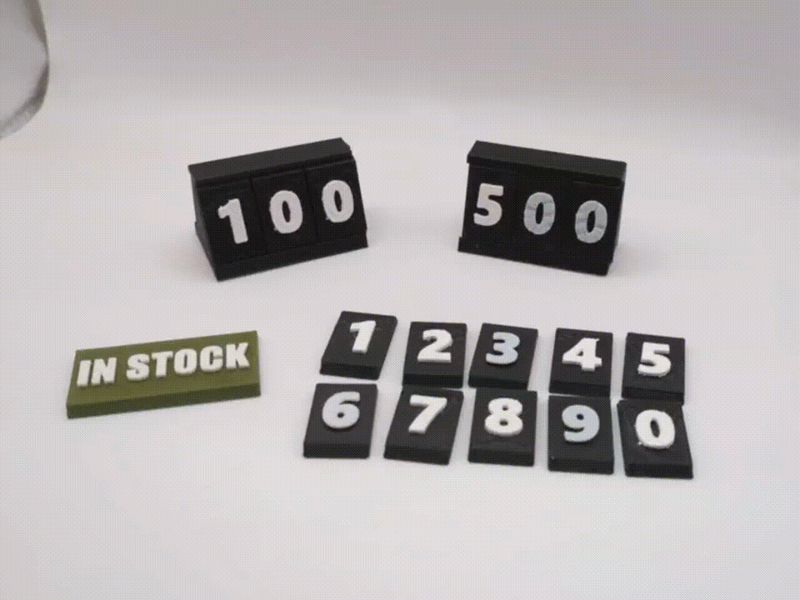 Double-sided Changeable Price Tag 