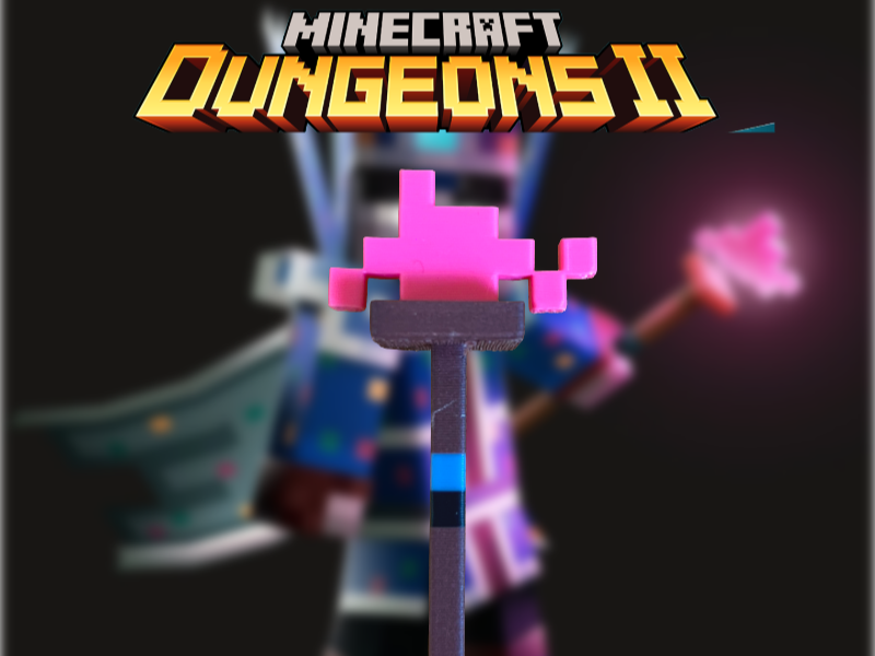 The Grand Illusioners Staff Minecraft dungeons 2 3D model