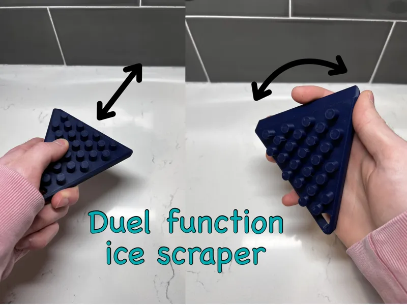 Ultimate Dual Function Ice Scraper