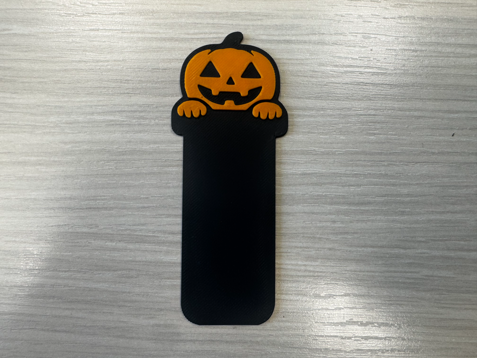 Halloween Pumpkin Peek Bookmark