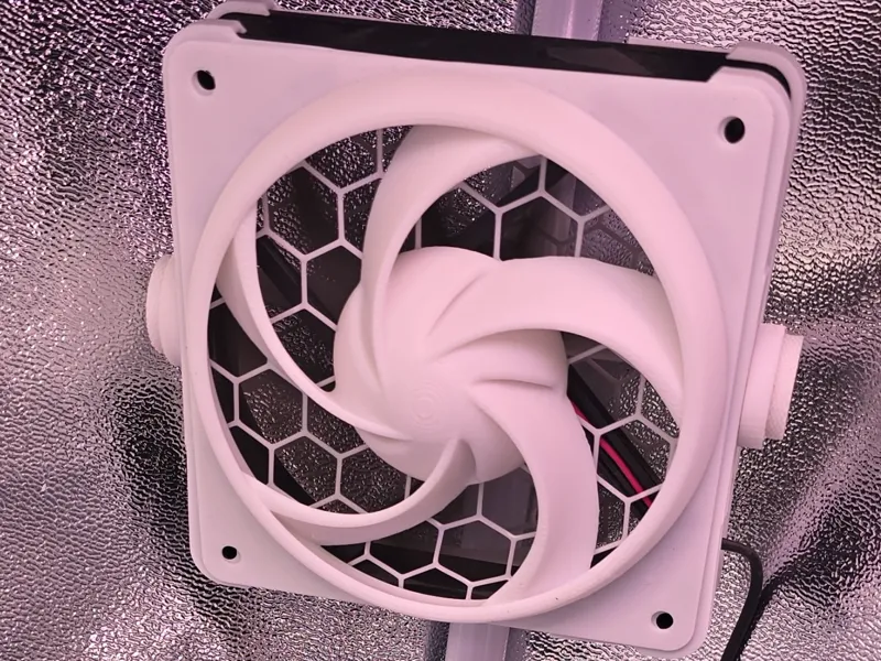 Grow Tent 120mm Fan Holder (16mm Rod)