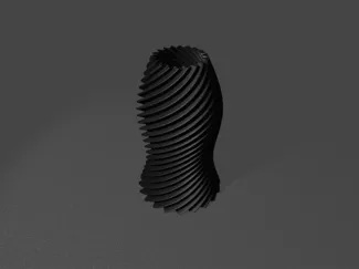 Gedrehte Vase