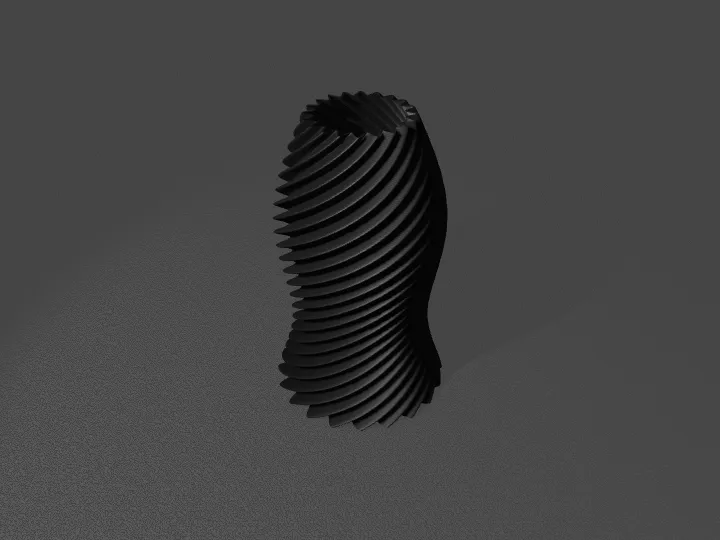 Gedrehte Vase