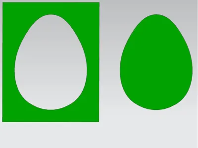 Fast & simple egg pattern template