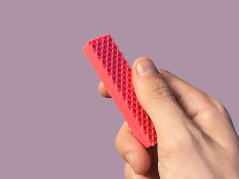 Pink Wafer Magnet Fidget