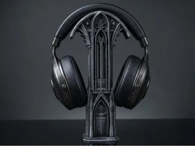 Gothic Tower Headphone Stand