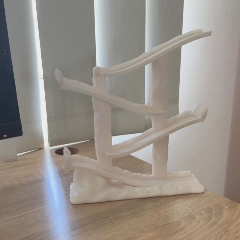 Santa Sleigh On Snowy Ramps Interactive Toy