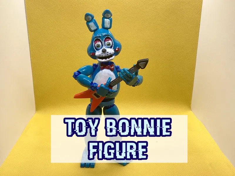 Toy bonnie articulated figurine, 15.5 cm, 1:12