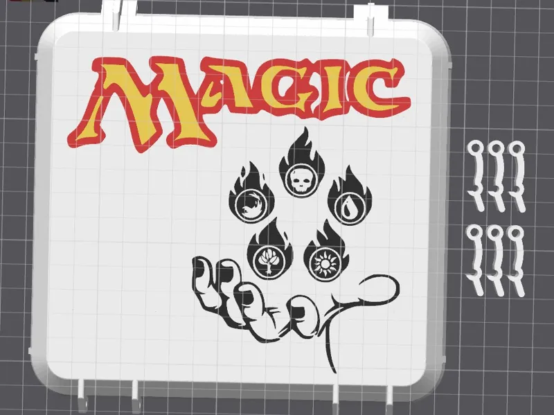 Magic the Gathering Dry Erase Token and Marker Box