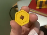 Pièce Robux recto-verso trouée (40 mm et 25 mm) — photo 1