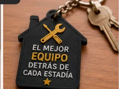 The Best Team Keychain
