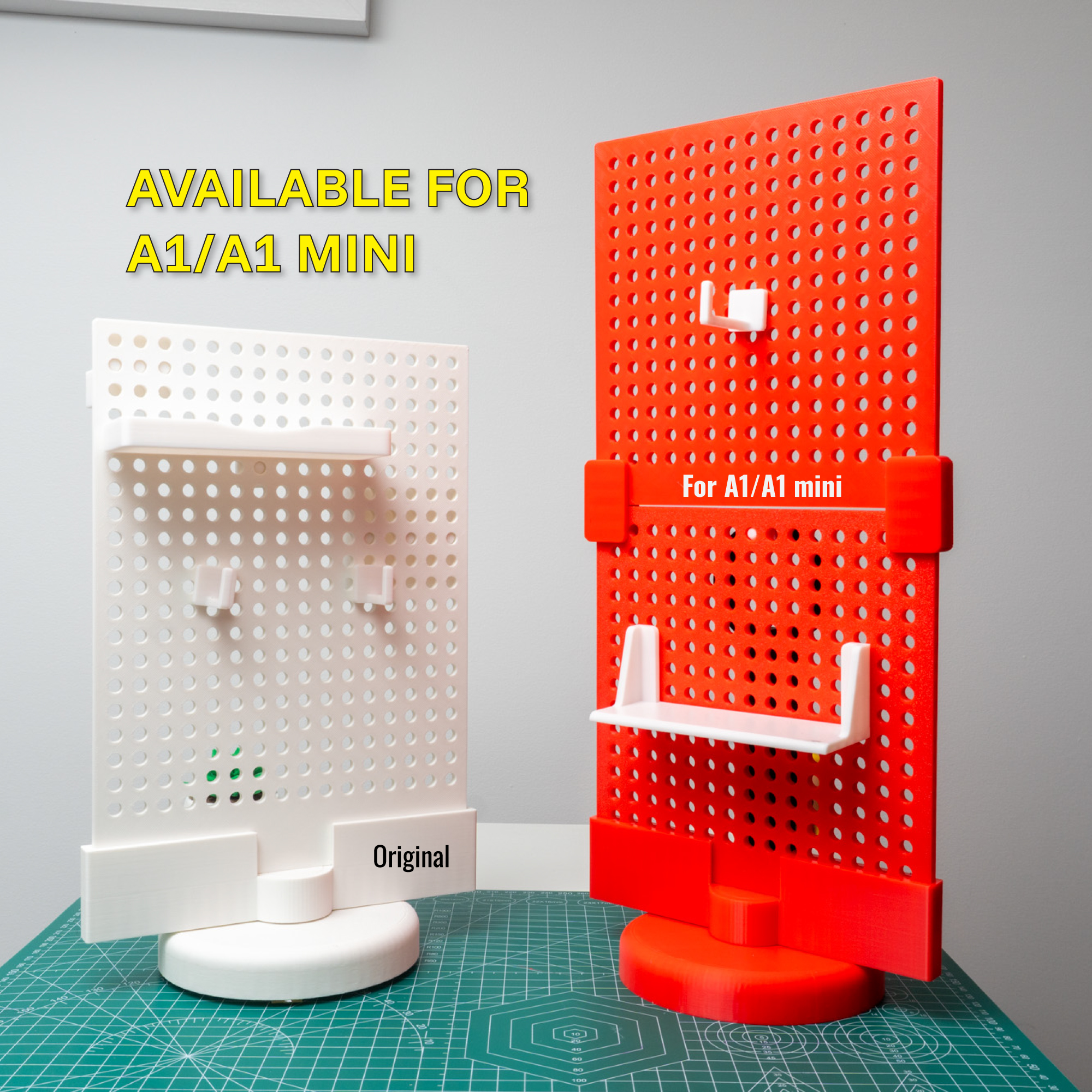 Miniatura 4 do modelo 3D Rotating pegboard display stand