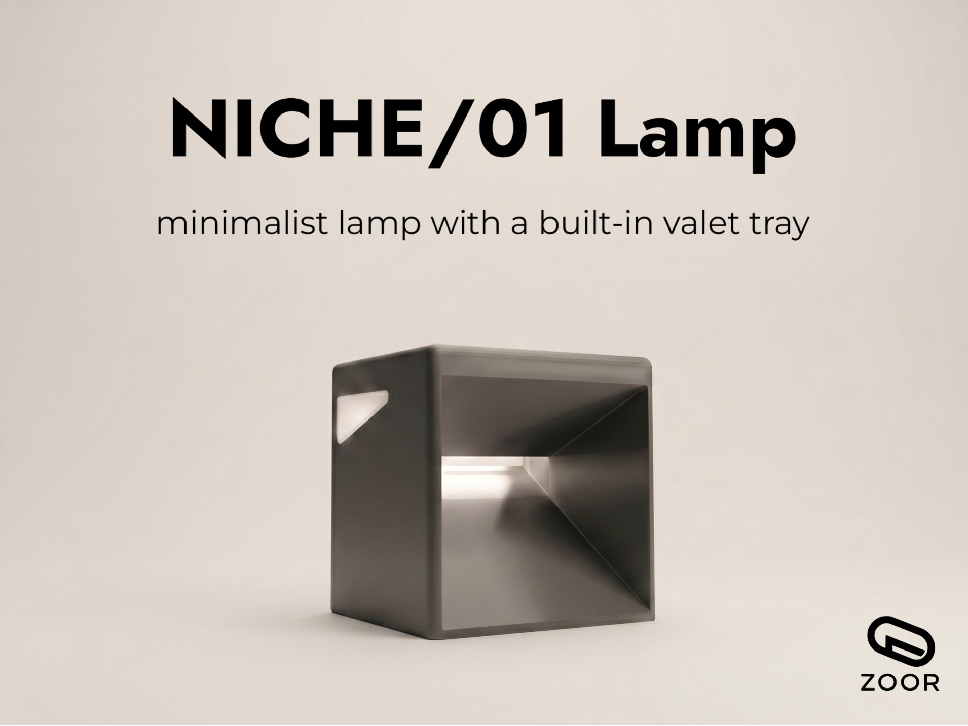 NICHE/01 Brutalist Lamp