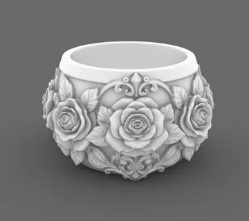 Maceta decorativa: Goth Rose Succulent gothic Planter Pot — vista de referencia 5