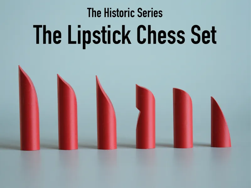 Lipstick Chess Set