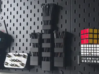 Modular Zip Tie holder for Skadis
