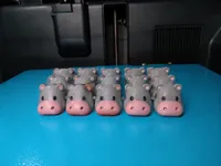 Multicolor (AMS): 0.2mm layer, 2 walls, 15% infill