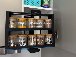Parametric Pull Out Spice Rack